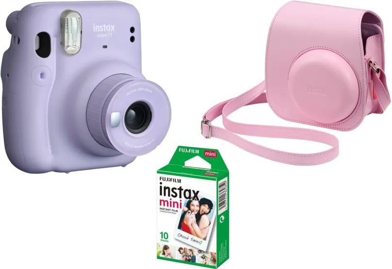 Instantný fotoaparát Fujifilm instax mini 11 levanduľový Big bundle