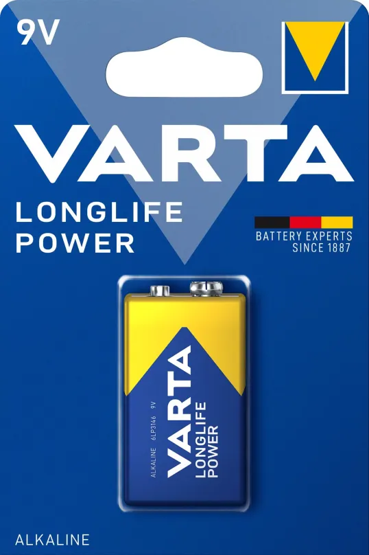 Jednorazová batéria VARTA Longlife Power 1 9V (Single Blister)