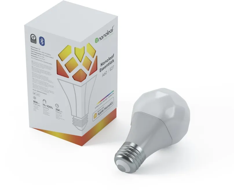 LED žiarovka Nanoleaf Essentials Smart A19 Bulb,E27