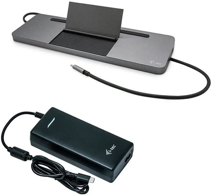 Dokovacia stanica i-tec USB-C 4K 3x Display Docking Station, PD 85 W + napájací adaptér 112 W