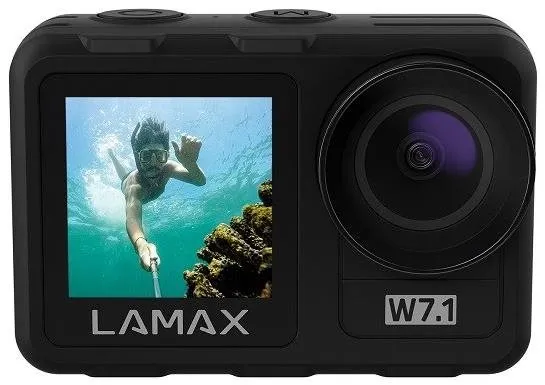 Outdoorová kamera LAMAX W7.1, 4K/30fps, vodotesnosť 12m bez púzdra/40m s puzdrom, stabil