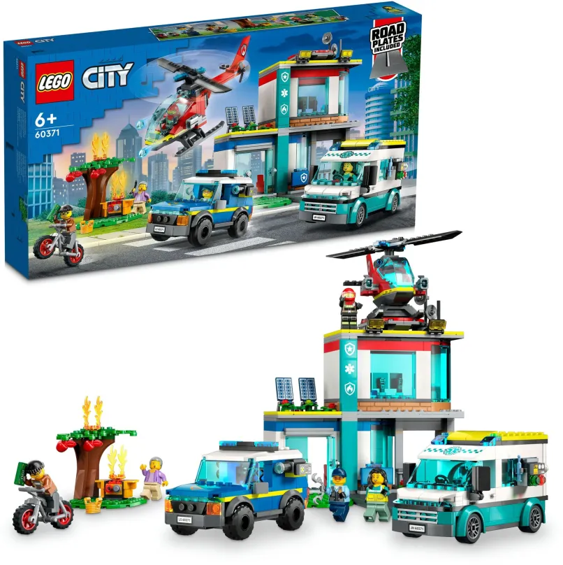 LEGO stavebnica LEGO® City 60371 Zásahová centrála