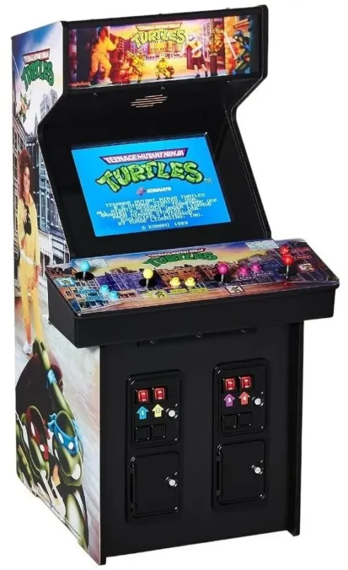 Arkádový automat Teenage Mutant Ninja Turtles - Quarter Arcade, v retro prevedení, má 1 pr
