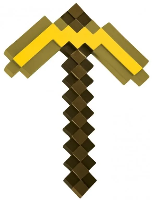 Replika zbrane Minecraft - Gold Pickaxe