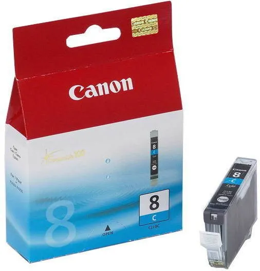 Cartridge Canon CLI-8C azúrová