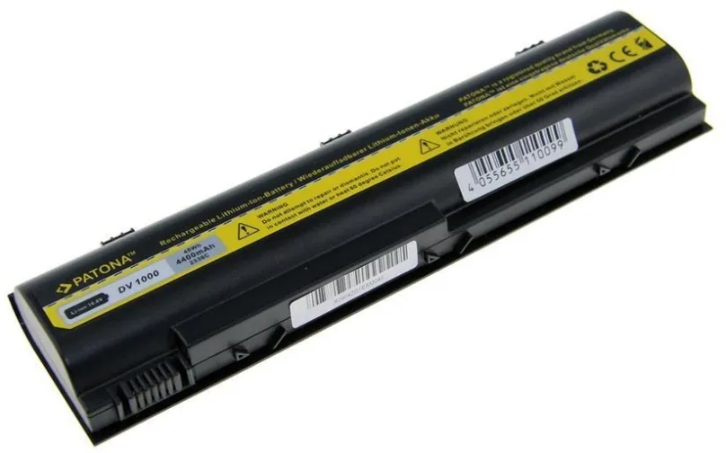 Batéria do notebooku PATONA pre ntb HP Compaq DV1000 4400mAh Li-Ion 10, 8V