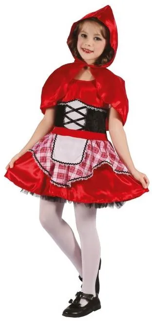 Kostým Detský Kostým Červená Čiapočka - vel.120-130 cm