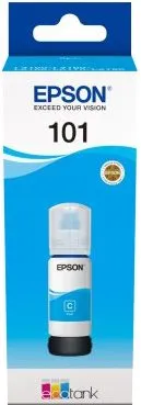 Atrament do tlačiarne Epson 101 EcoTank Cyan ink bottle azúrová