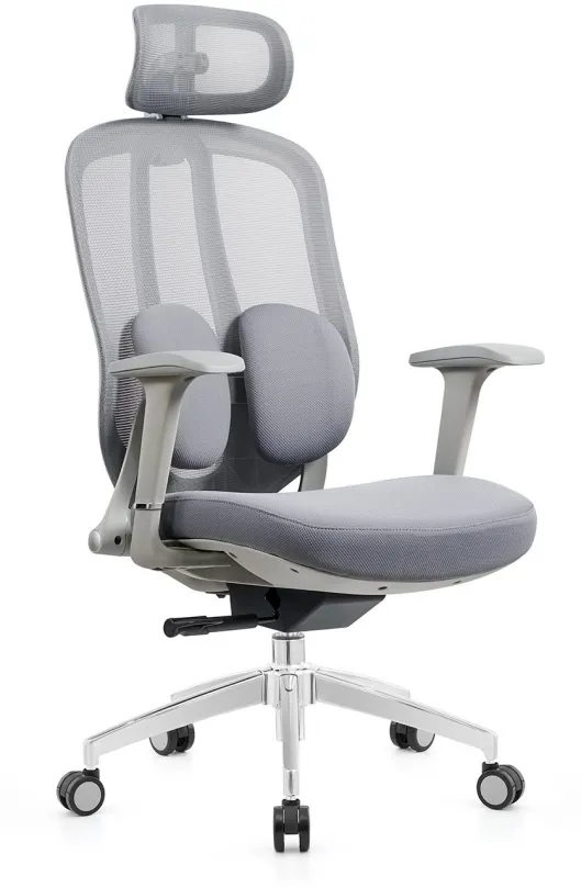 Kancelárska stolička MOSH Airflow 616 sivá