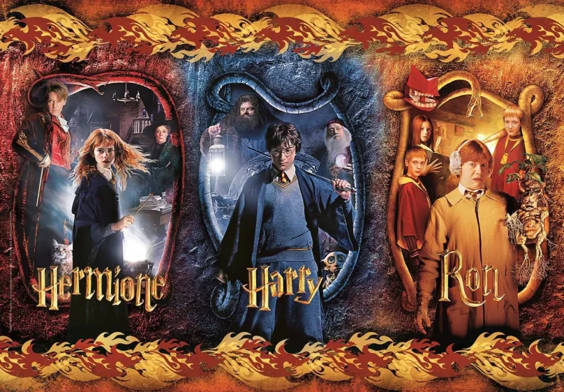 Puzzle Clementoni Puzzle Harry Potter: Harry, Ron a Hermiona 104 dielikov