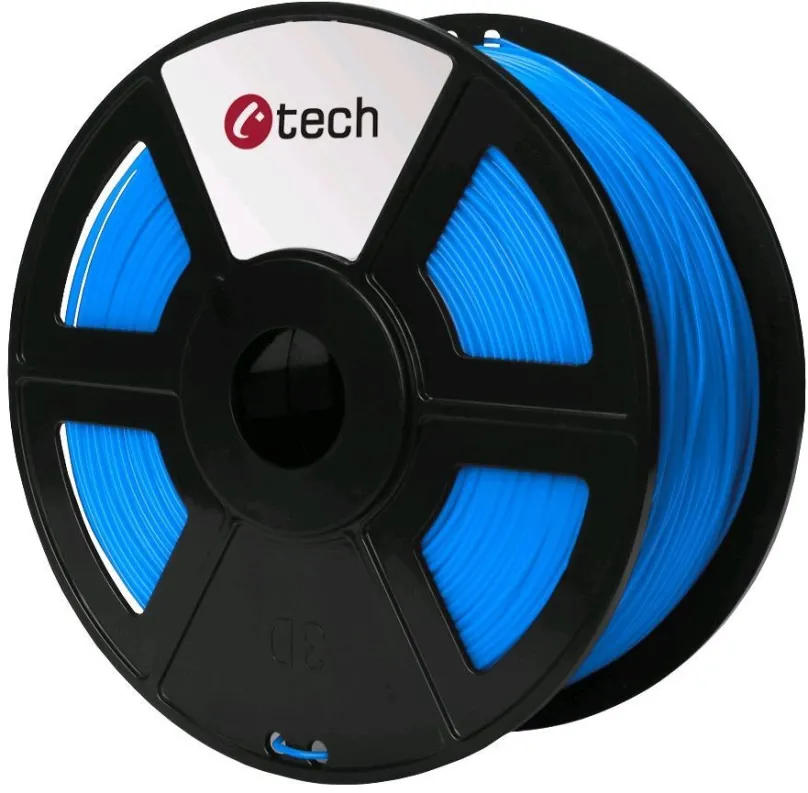 Filament C-TECH Filament ABS fluorescenčná modrá