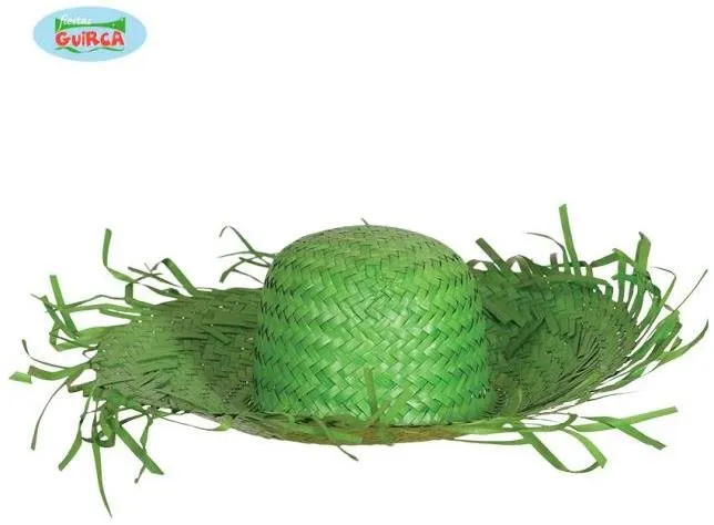 Doplnok ku kostýmu Slamený klobúk - zelený