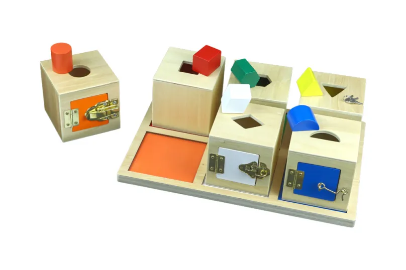 Moyo Montessori Boxy so zámkami
