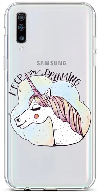 Kryt na mobil TopQ Samsung A70 silikón Dreaming 42499