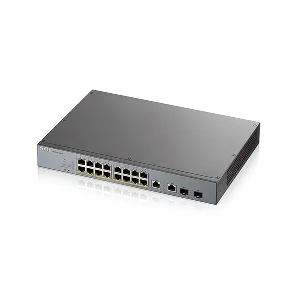 Smart Switch Zyxel GS1350-26HP, 26 ks portový gigabitový switch s 2 ks gigabitovými SFP s
