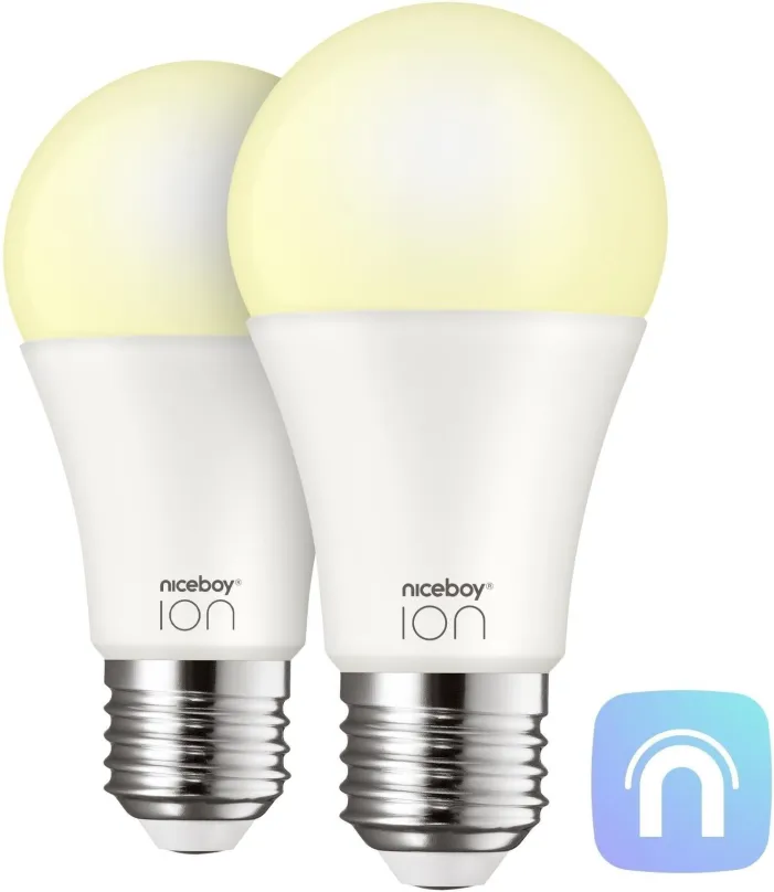 LED žiarovka Niceboy ION SmartBulb AMBIENT E27 set 2 ks