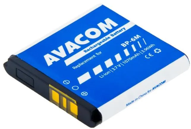 Batéria pre mobilný telefón Avacom pre Nokia 6233, 9300, N73 Li-Ion 3,7 V 1070mAh (náhrada BP-6M)