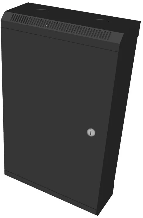 Rozvádzač Datacom 10 "12U / 140 mm (plech) čierny