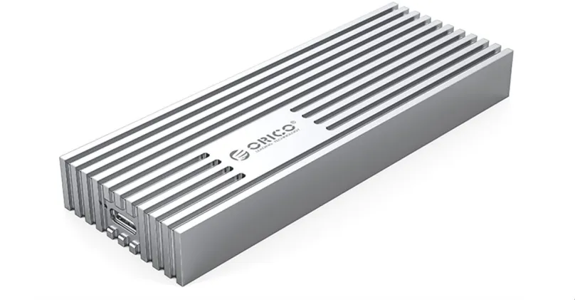 Externý box ORICO M233C3 USB 3.2 M.2 NVMe SSD Enclosure (20G), strieborná