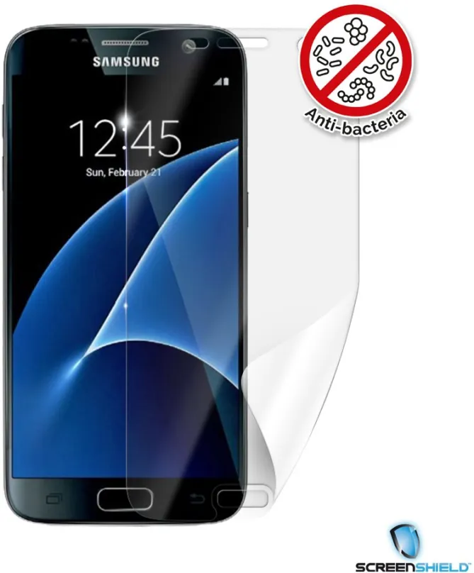 Ochranná fólia Screenshield Anti-Bacteria SAMSUNG Galaxy S7 na displej