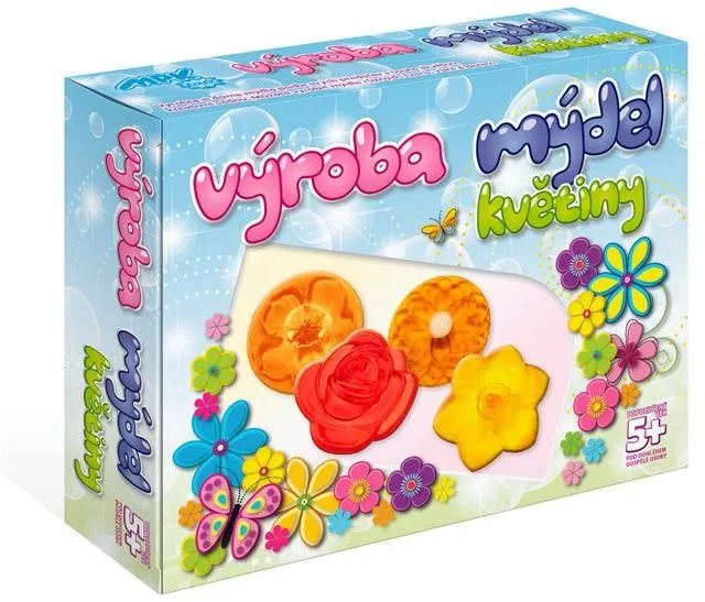 Výroba mydiel pre deti Výroba mydiel - Kvety