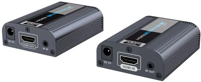 Extender PremiumCord HDMI2.0 extender na 60m cez jeden kábel Cat6 / 6a / 7
