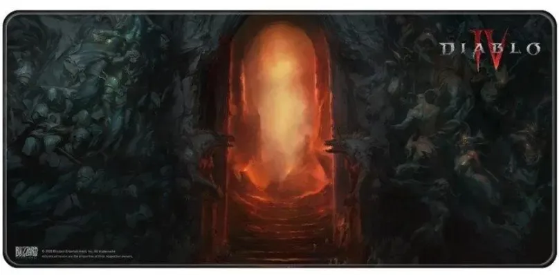 Podložka pod myš a klávesnicu Diablo IV - Gate of Hell - Podložka pod myš a klávesnicu