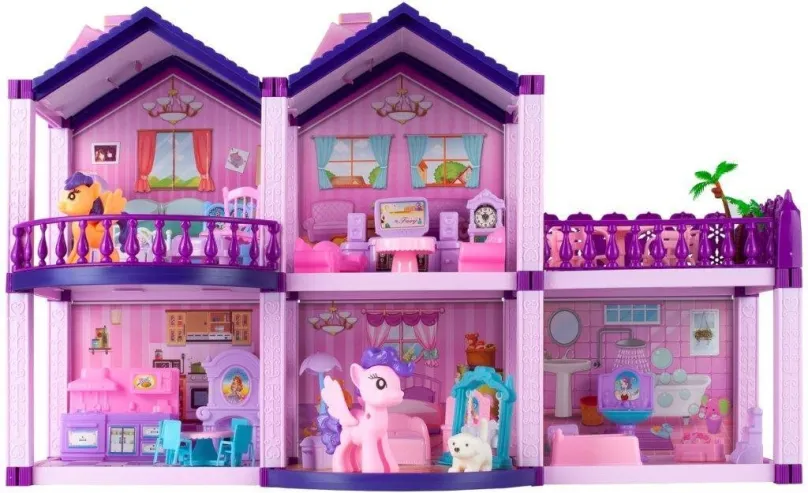 Domček pre bábiky Domček pre bábiky a poníky s koňmi