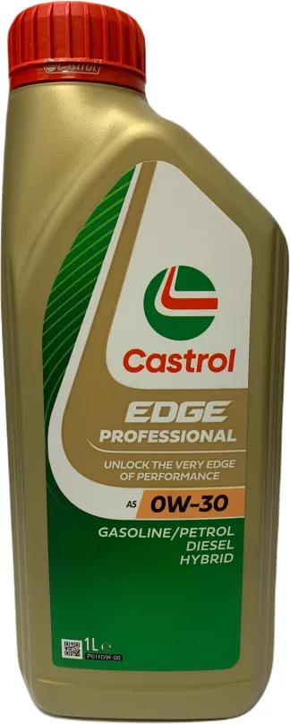 Motorový olej Castrol Edge Professional A5 0W-30; 1L, 0W-30, syntetický, API CF, ACEA A1,