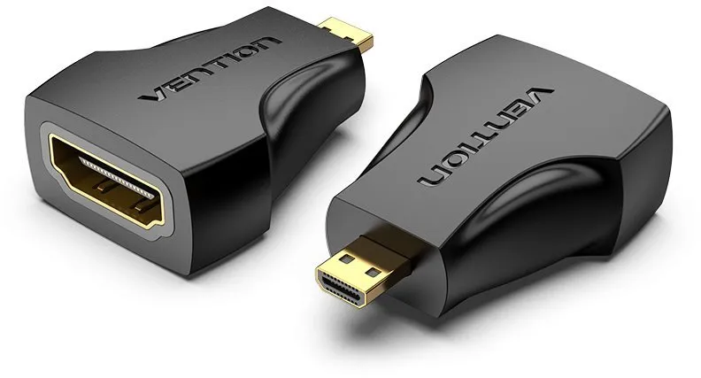 Redukcia Vention Micro HDMI (M) to HDMI (F) Adapter Black