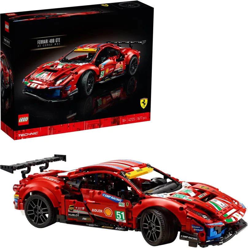 LEGO stavebnica LEGO® Technic 42125 Ferrari 488 GTE „AF Corse #51”