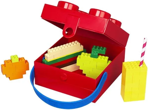 Úložný box LEGO box s rukoväťou 166 x 165 x 117 mm - červený