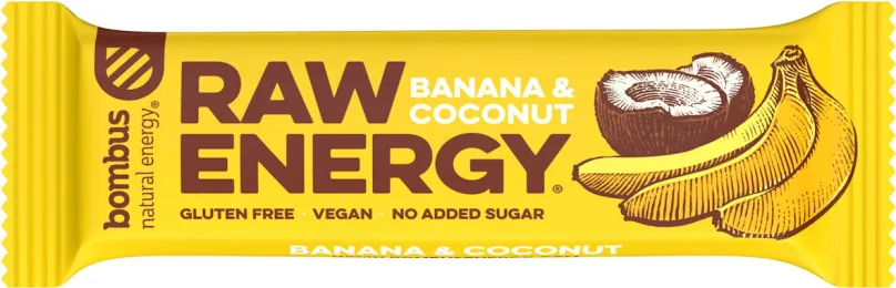 Raw tyčinka Bombus Raw Energy Banana&Coconut 50g