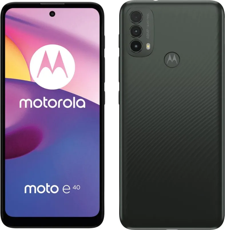 Mobilný telefón Motorola Moto E40 čierna