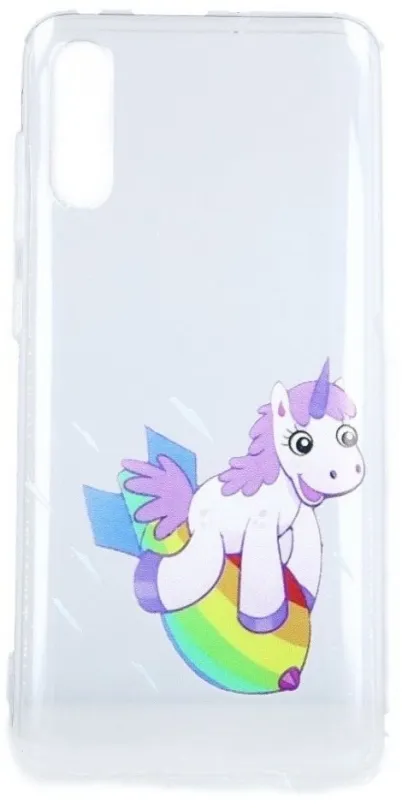 Kryt na mobil TopQ Samsung A70 silikón Flying Unicorn 42708