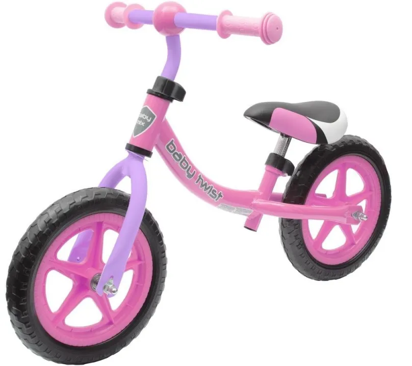 Športové odrážadlo BABY MIX detské odrážadlo kolo Twist ružovo-fialové