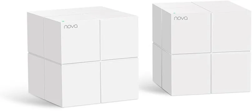 WiFi router Tenda Nova MW6 (2 ks) WiFi Mesh router AC1200 Dual Band, MU-MIMO Wave2.0, Beamforming, SMART app