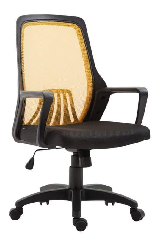 Kancelárska stolička BHM GERMANY Clever čierno-žltá