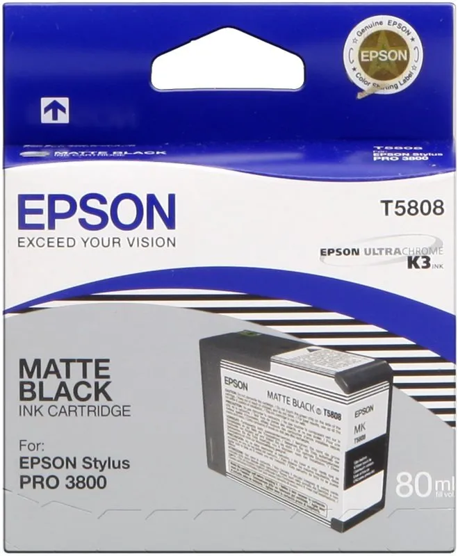 Cartridge Epson T580 matná čierna