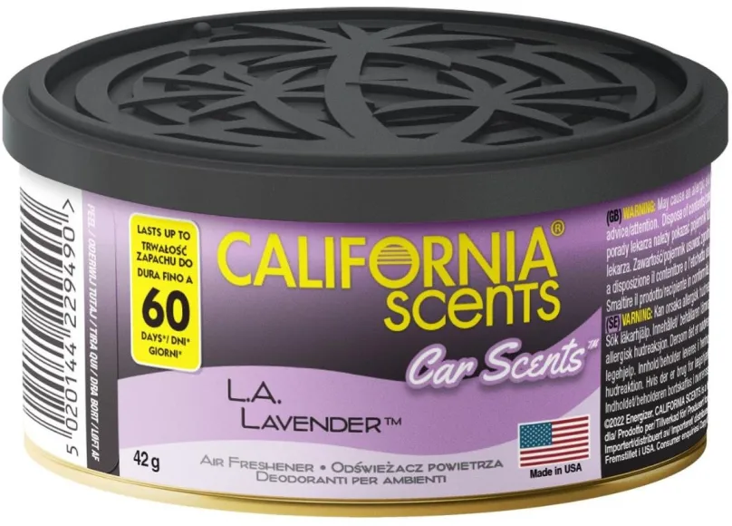 Vôňa do auta California Scents, vôňa LA Lavender