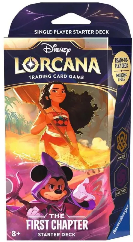 Zberateľské karty Disney Lorcana: The First Chapter TCG Starter Deck Amber & Amethyst