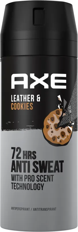 Antiperspirant Axe Leather & Cookies Antiperspirant sprej pre mužov 150 ml