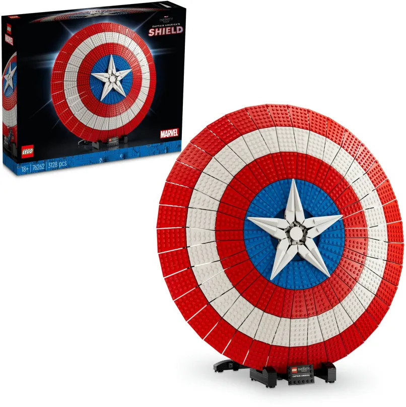 LEGO stavebnica LEGO® Marvel 76262 Štít Kapitána Ameriky