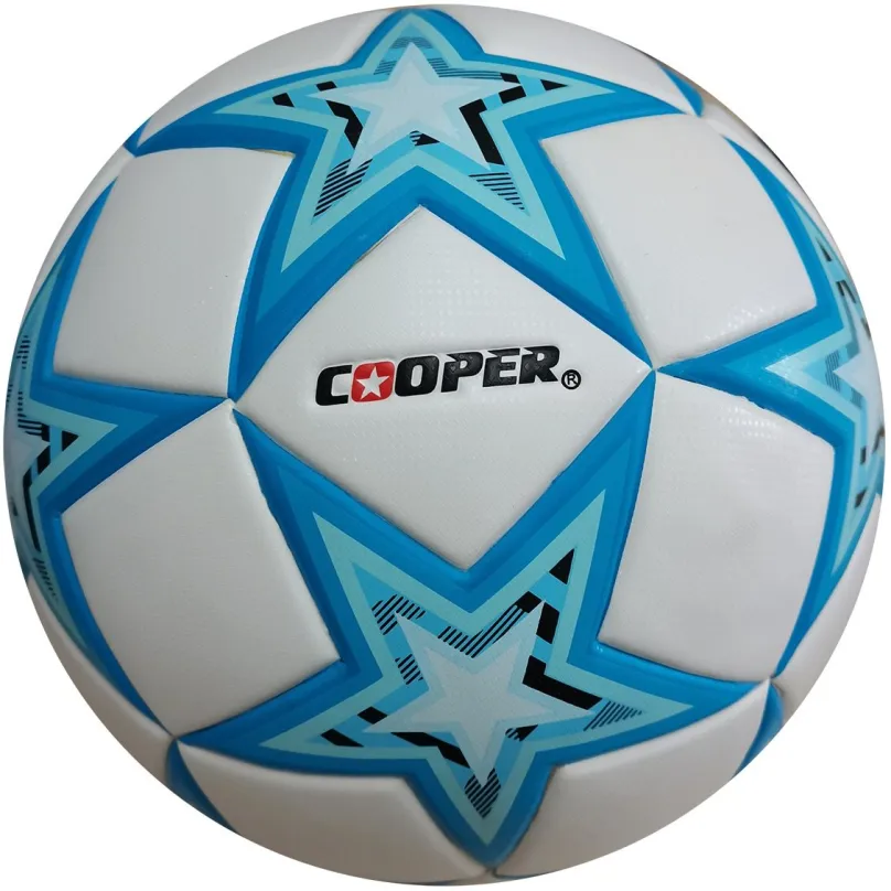 Futbalová lopta COOPER League BLUE/BLACK veľ. 5