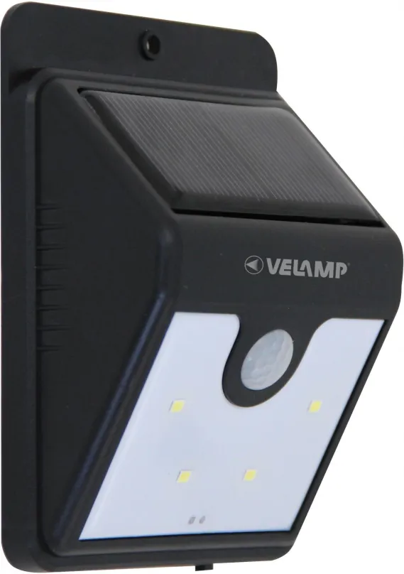 Nástenná lampa VELAMP LED solárne nástenné s detektorom pohybu DORY