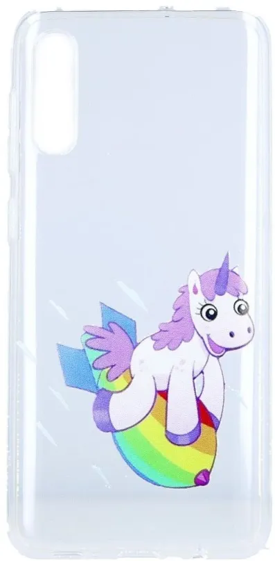 Kryt na mobil TopQ Samsung A50 silikón Flying Unicorn 42407