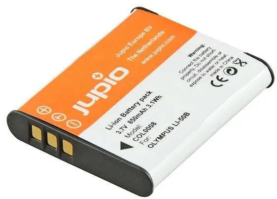 Batéria pre fotoaparát Jupio Li-50B (D-Li92, DB-100, NP-150, LB-050, LB-052) pre Olympus (Pentax, Ricoh, Fuji, Kodak) 850