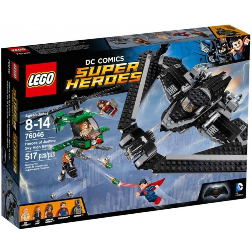 LEGO® Super Heroes 76046 Hrdinovia spravodlivosti: Súboj vysoko v oblakoch