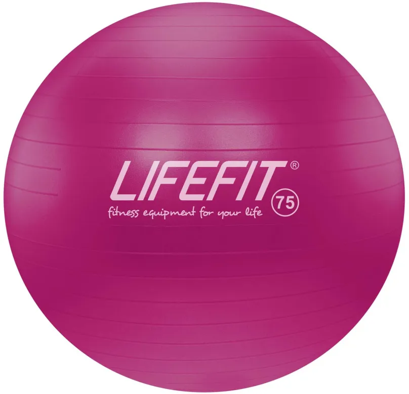 Fitlopta Lifefit anti-burst 75 cm, bordó