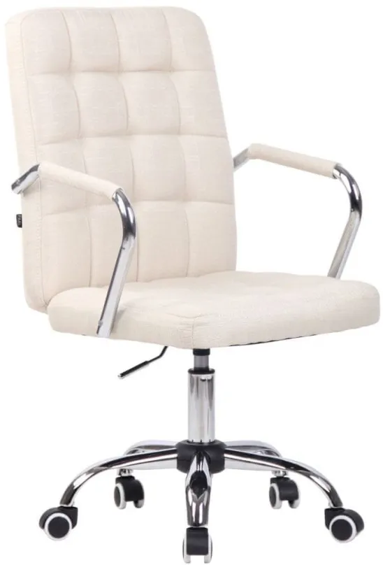 Kancelárska stolička BHM GERMANY Terni, textil, krémová